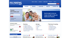 Desktop Screenshot of flushingbank.com